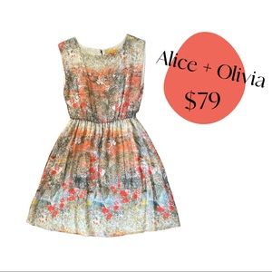 Alice + Olivia floral dress